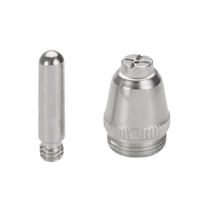 24Pce AG60 SG55 Consumables Kit Electrode Shield Cups Plasma Cutter Welder Torch with Guide WSD60 Plasma Cutters Parts