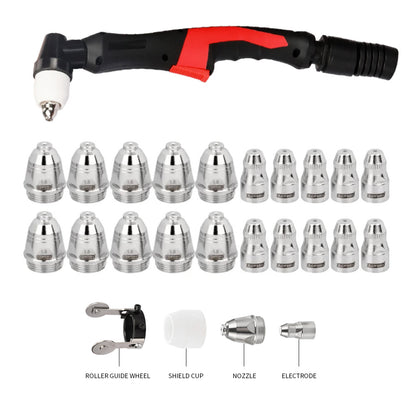 100pcs 40-100A P80 Plasma Cutting Electrodes Nozzles CNC Cutter Plasma Torch Consumable Tips